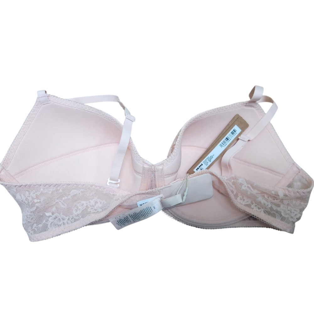 NWT Skims Vintage Bra Primrose Pink Lace Full Cup Lined Retro Feminine Size 38B - Picture 8 of 8